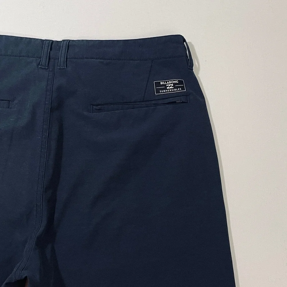 Billabong Submersibles Crossfire Hybrid Shorts Navy Blue Mens 32 Walkshorts